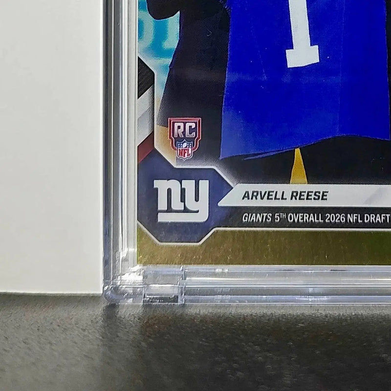 Arvell Reese Rookie 2026 Topps Now Draft Night #AREE Gold Foil 06/50 Card Giants - Football Card Single