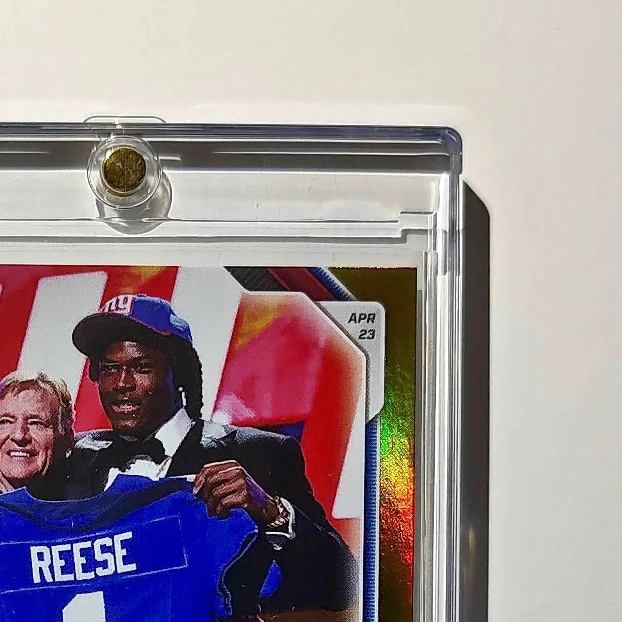 Arvell Reese Rookie 2026 Topps Now Draft Night #AREE Gold Foil 06/50 Card Giants - Football Card Single