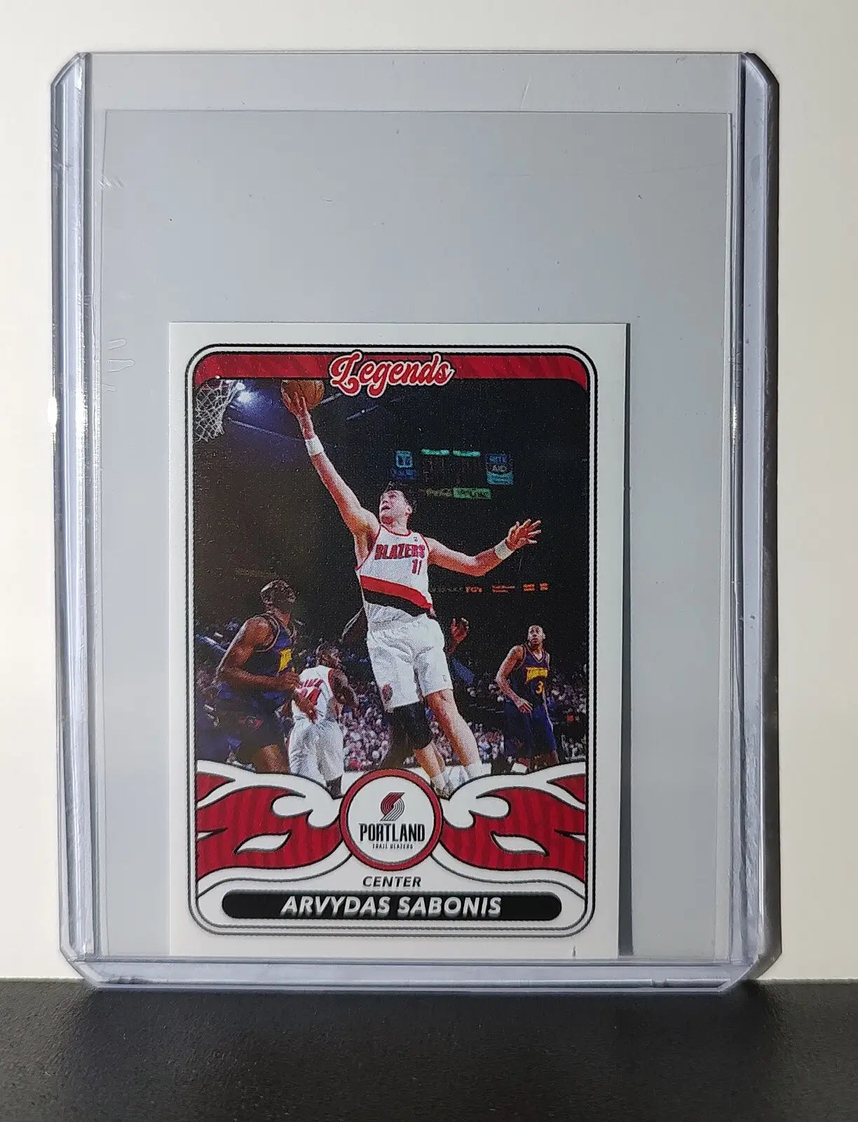 Arvydas Sabonis Legends 2024-25 Panini NBA #496 Sticker Portland Trail Blazers - Basketball Card Single