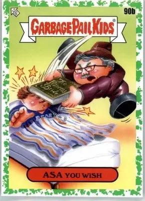 Asa You Wish - 2022 Topps Garbage Pail Kids: Book Worms - #90b - Booger Green - Non-Sports Card Single