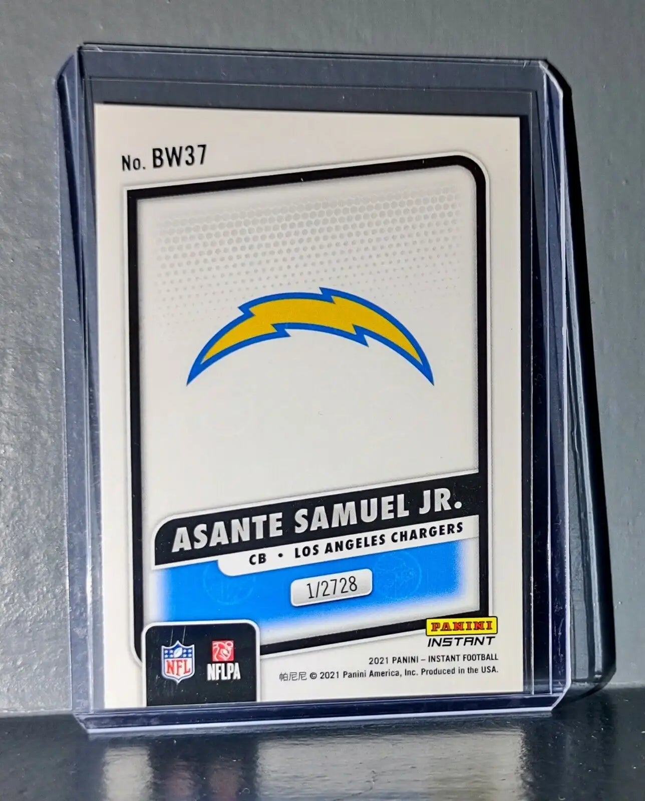 Asante Samuel Jr. 2021 Panini NFL Black and White Rookies #37 Card 1/2728 - Football Card Single