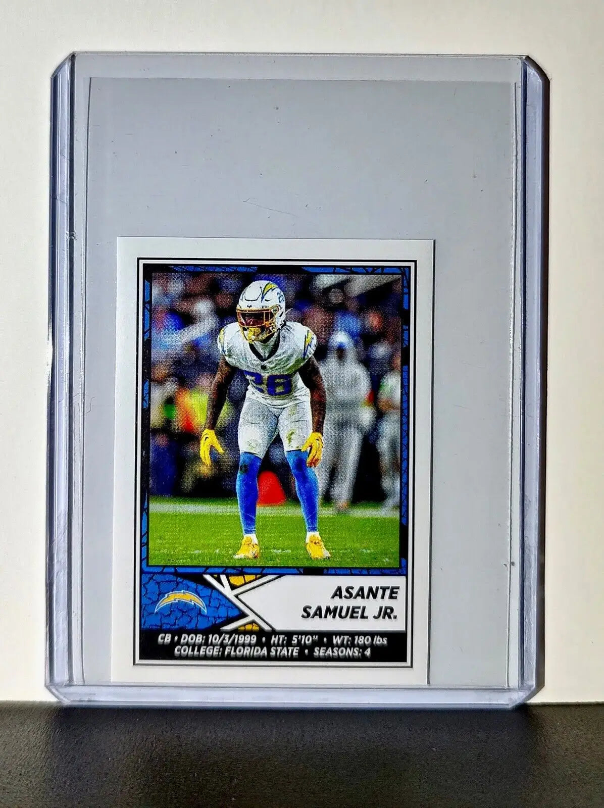 Asante Samuel Jr. 2024 Panini NFL Sticker #293 Los Angeles Chargers