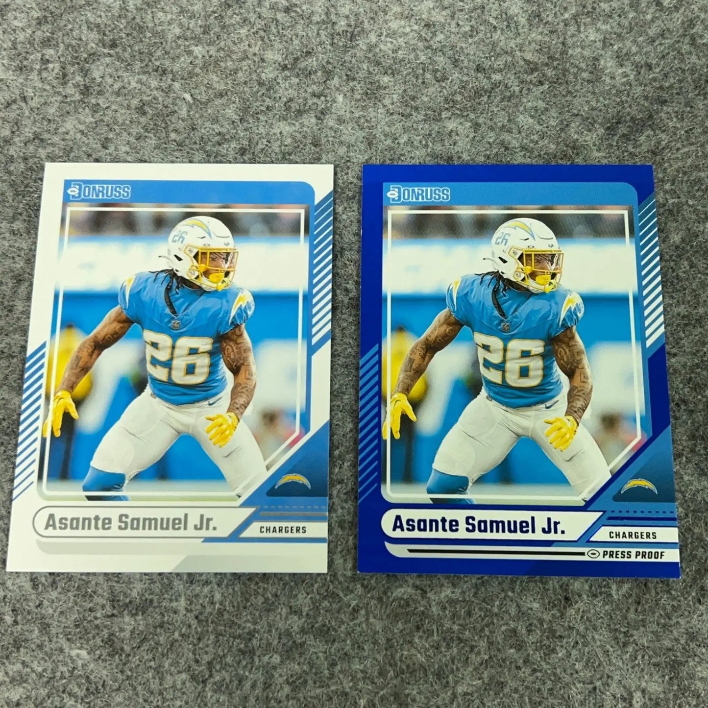 Asante Samuel Jr Los Angeles Chargers 2024 Football Card You Choose Pick Set - Football Card Single