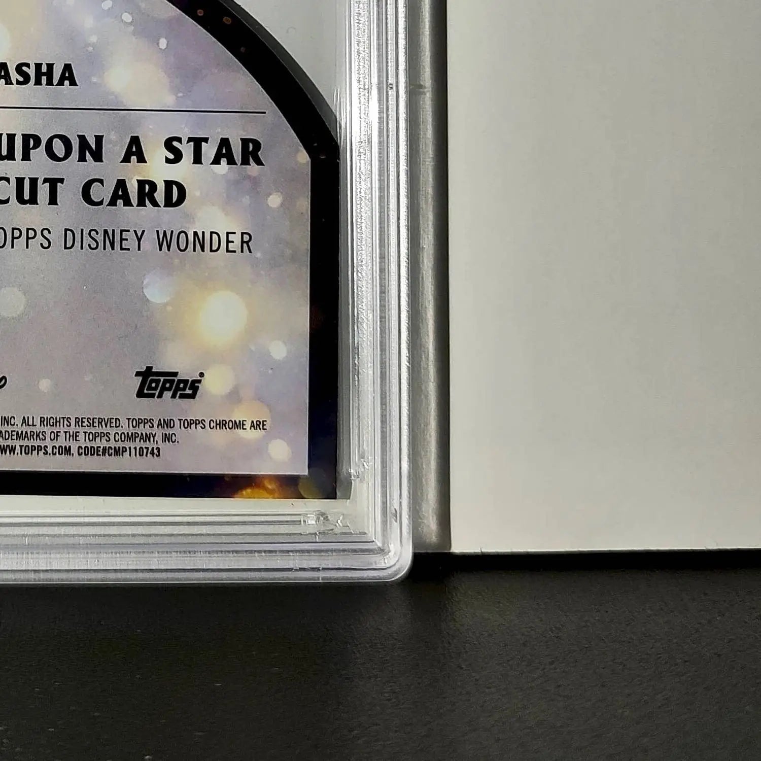 Asha 2025 Topps Chrome Disney #W-18 Wish Upon A Star Die Cut Card Wish PSA 10 - Non-Sports Card Single