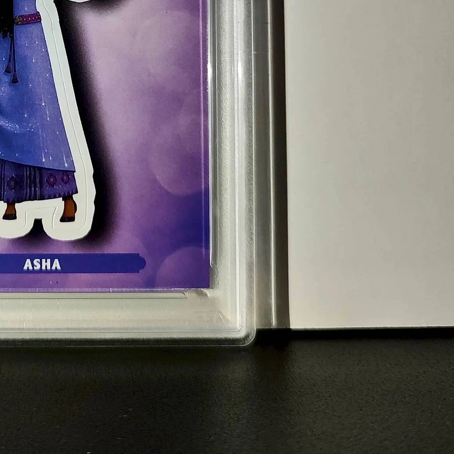 Asha 2025 Topps Disney #ES-25 Enchanted Sticker Card Wish PSA 8 - Non-Sports Card Single