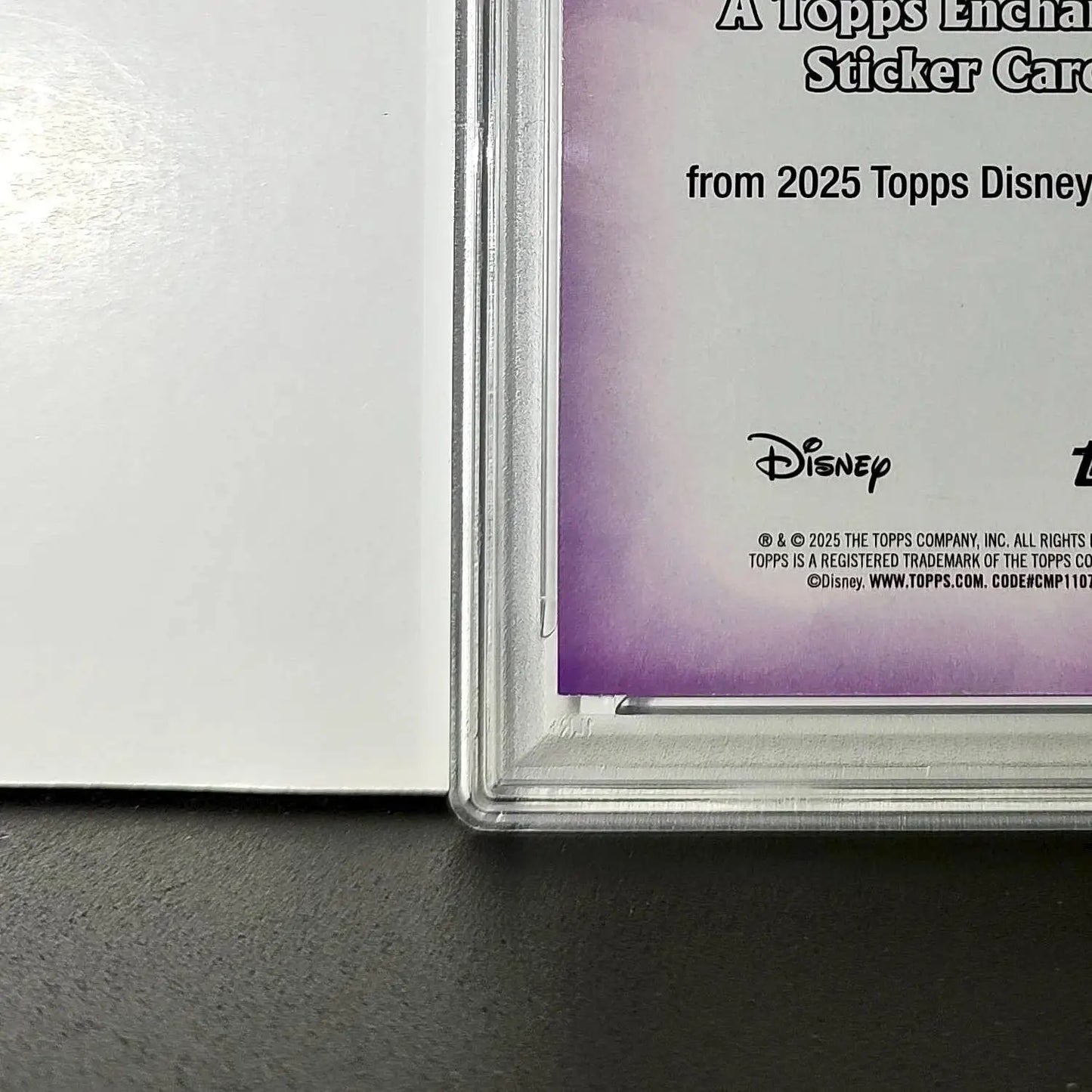 Asha 2025 Topps Disney #ES-25 Enchanted Sticker Card Wish PSA 8 - Non-Sports Card Single