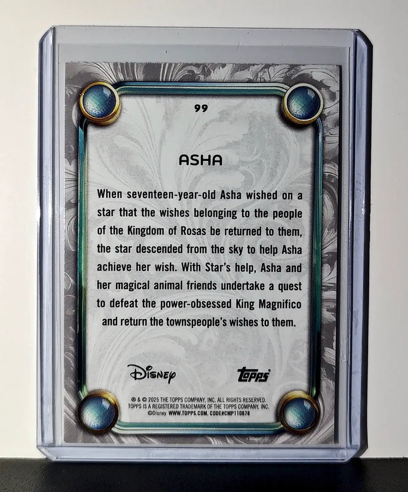 Asha 2025 Topps Disney Wonder #99 Card Wish