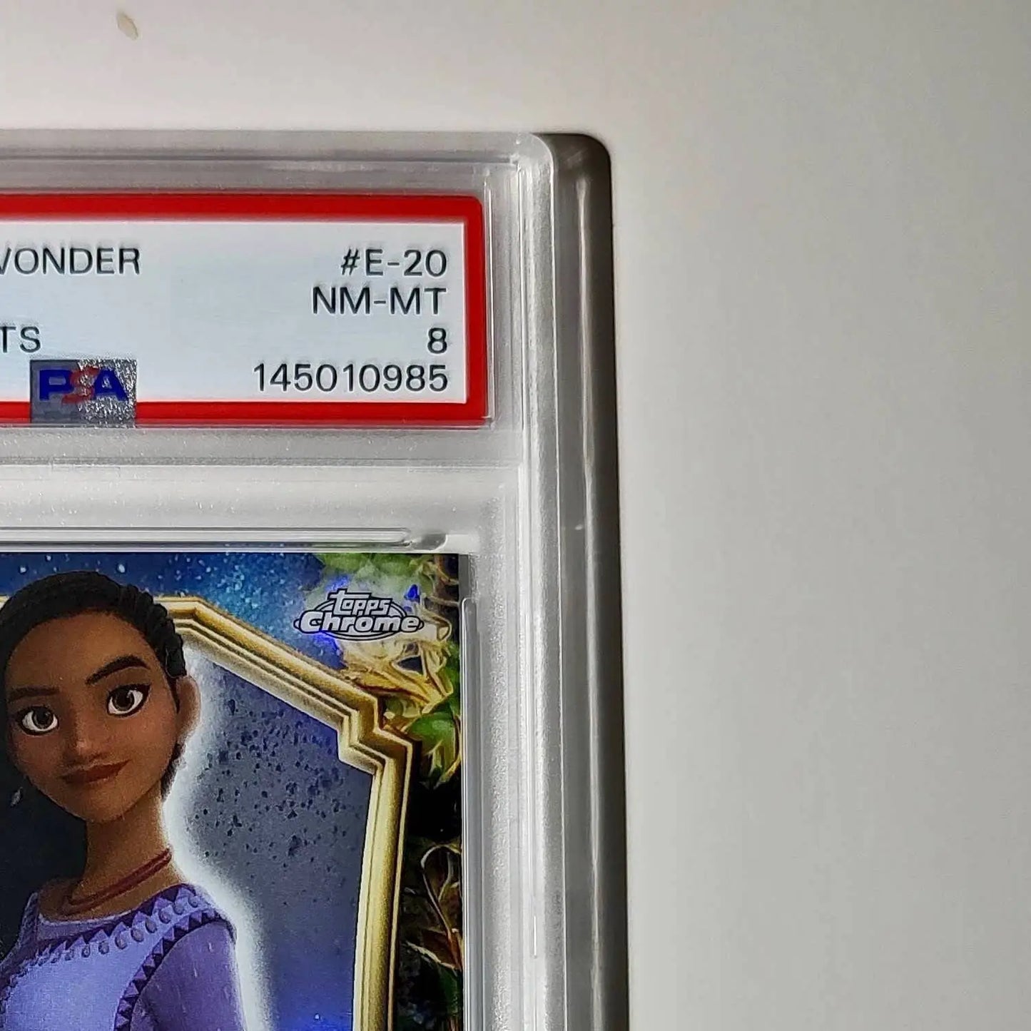 Asha 2025 Topps Enchantments Disney Wonder #E-20 Card Wish PSA 8 - Non-Sports Card Single