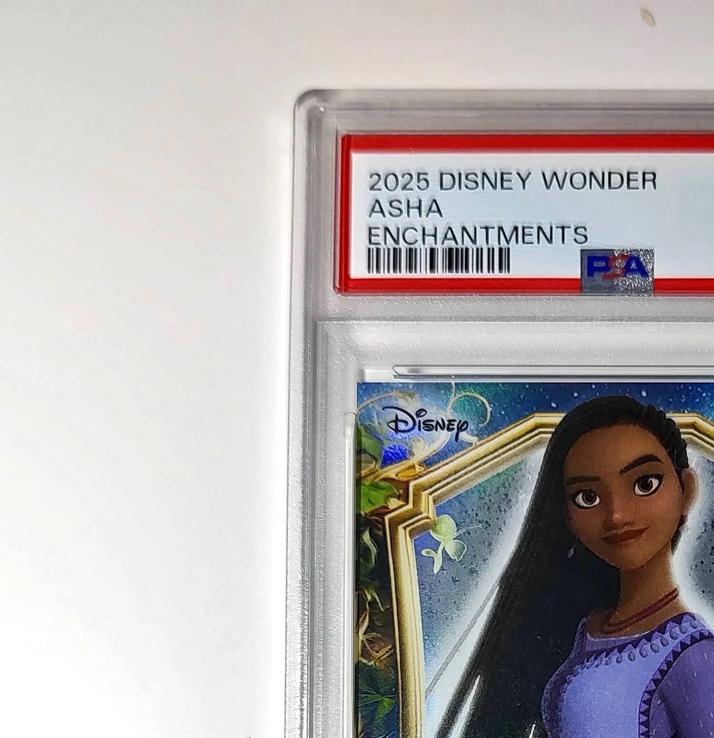 Asha 2025 Topps Enchantments Disney Wonder #E-20 Card Wish PSA 8 - Non-Sports Card Single