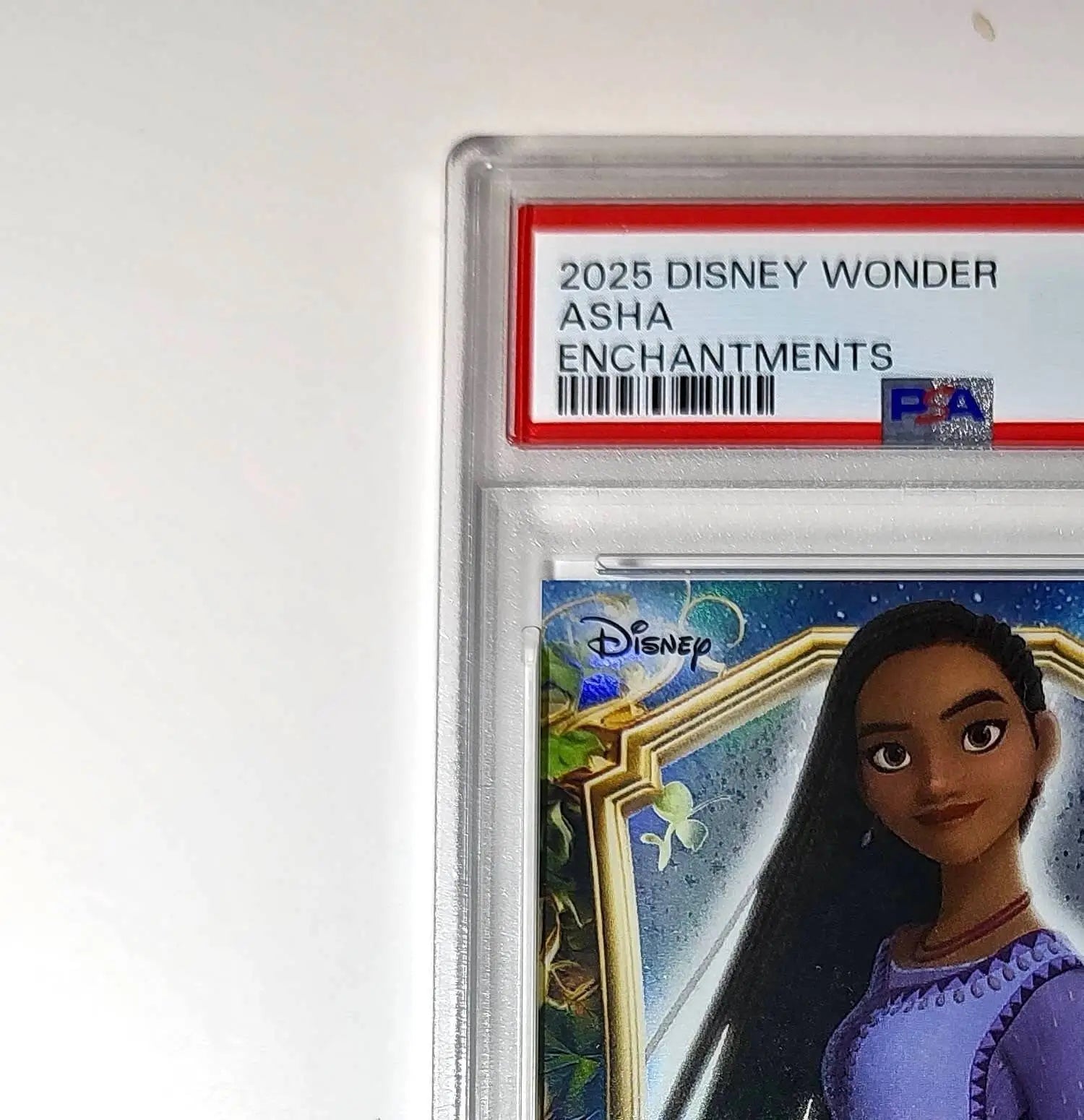 Asha 2025 Topps Enchantments Disney Wonder #E-20 Card Wish PSA 8 - Non-Sports Card Single