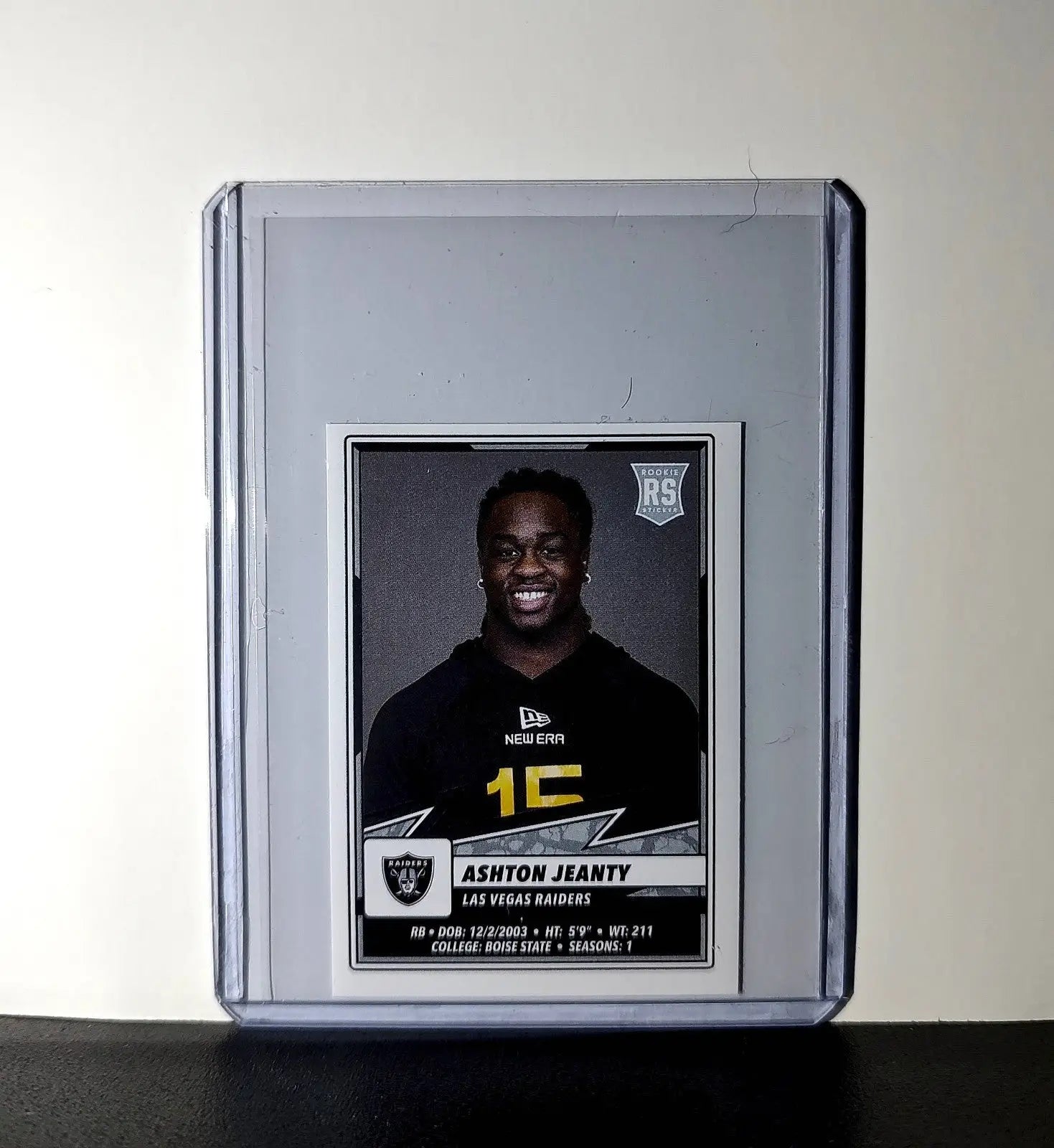 Ashton Jeanty Rookie 2025 Panini NFL #274 Sticker Raiders - Football Card Single