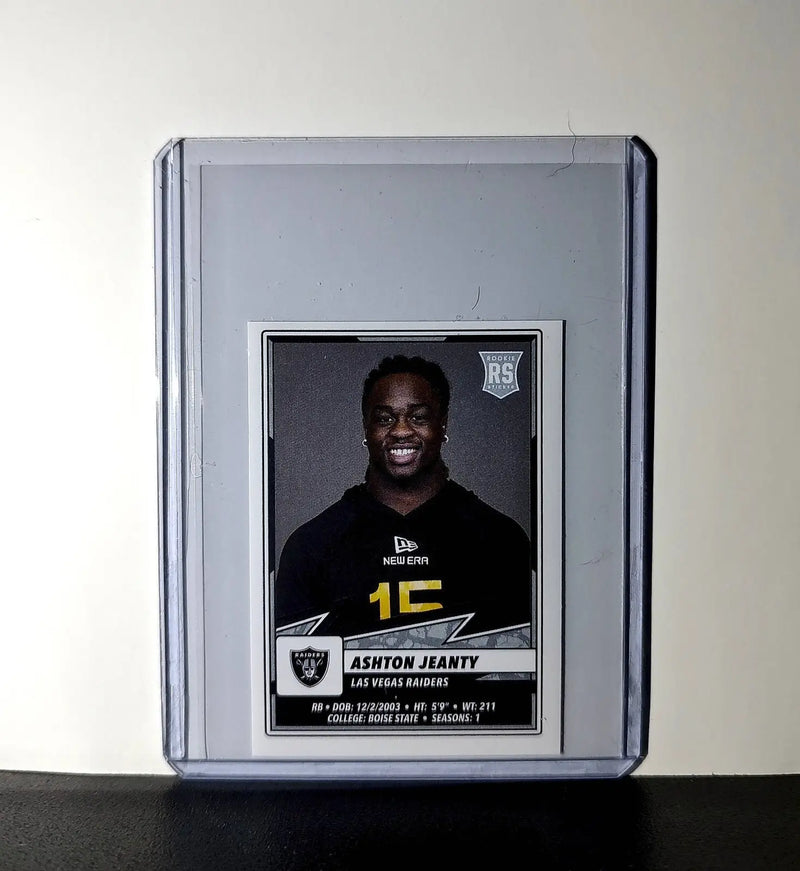 Ashton Jeanty Rookie 2025 Panini NFL #274 Sticker Raiders - Football Card Single