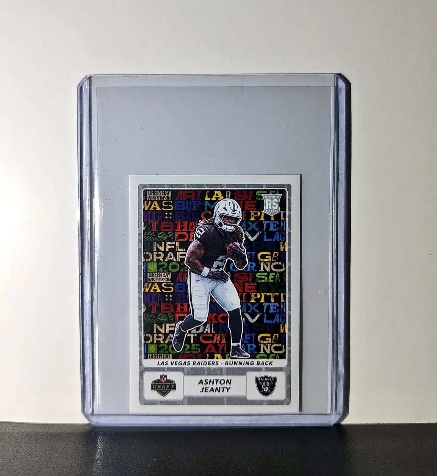 Ashton Jeanty Rookie 2025 Panini NFL #553 Draft Sticker Raiders