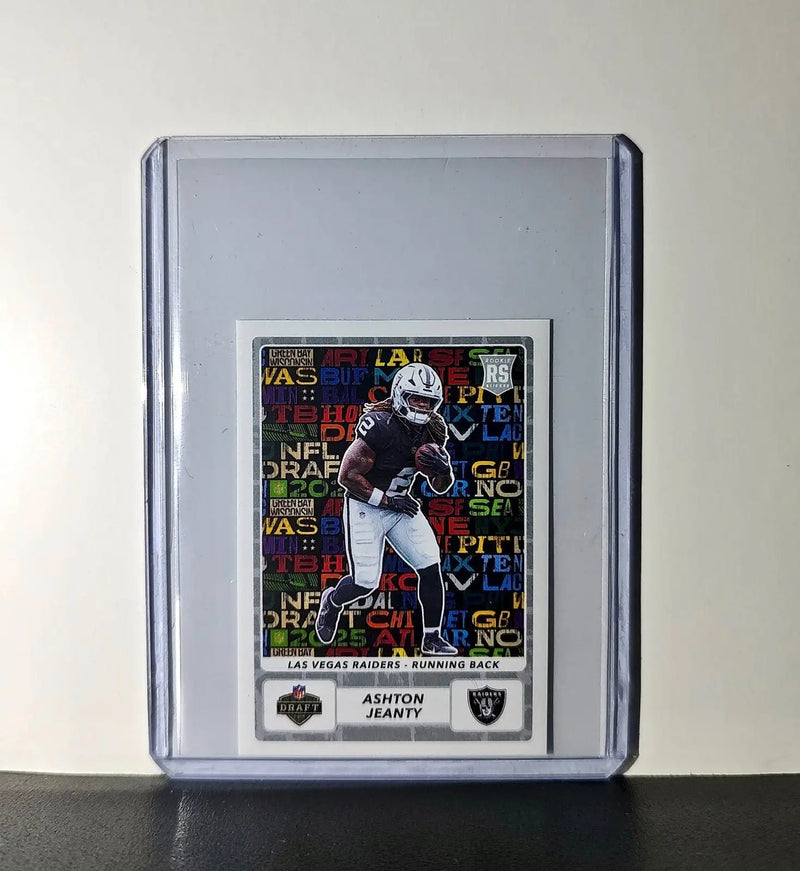 Ashton Jeanty Rookie 2025 Panini NFL #553 Draft Sticker Raiders
