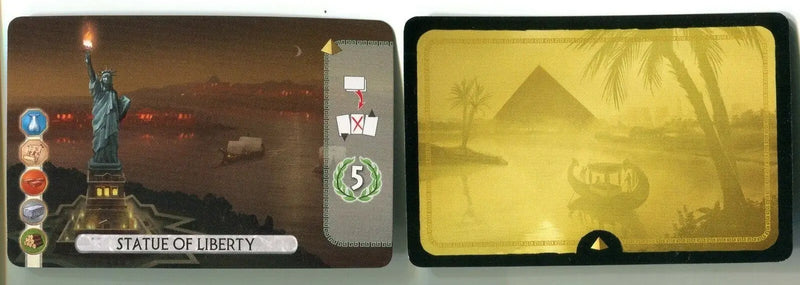 Asmodee 7 Wonders DUEL Statue of Liberty Promo Location Card Version 1 - Other