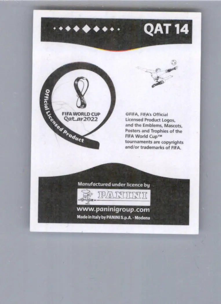 Assim Madibo - 2022 Panini FIFA World Cup: Qatar 2022 Stickers - #QAT14 - Soccer - Soccer Card Single