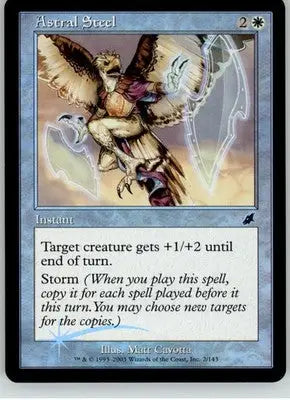 Astral Steel - Scourge - 2 - Foil NM Magic: The Gathering - Magic Card Single