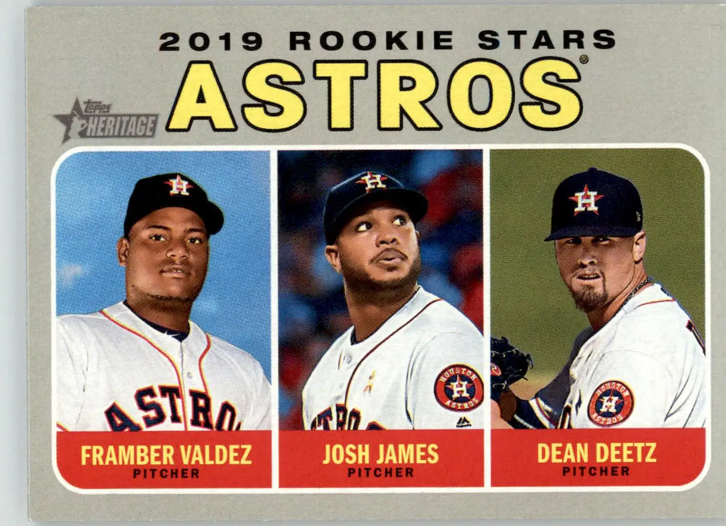 Astros 2019 Rookie Stars - 2019 Topps Heritage - #400 - Rookie Baseball