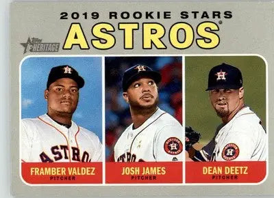 Astros 2019 Rookie Stars - 2019 Topps Heritage - #400 - Rookie Baseball - Baseball Card Single