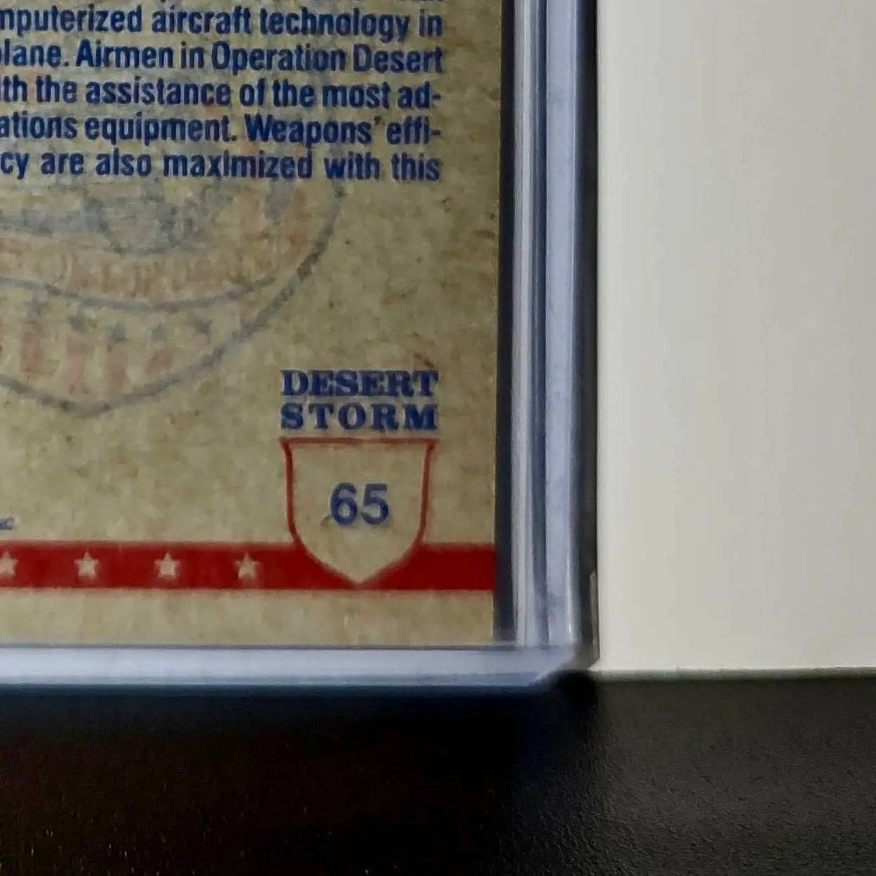 At the Controls 1991 Topps Desert Storm #65 Card