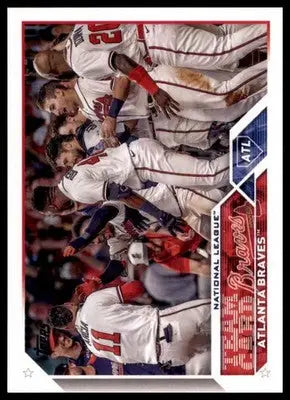 Atlanta Braves 2023 Topps #168 Atlanta Braves - Baseball Card Single