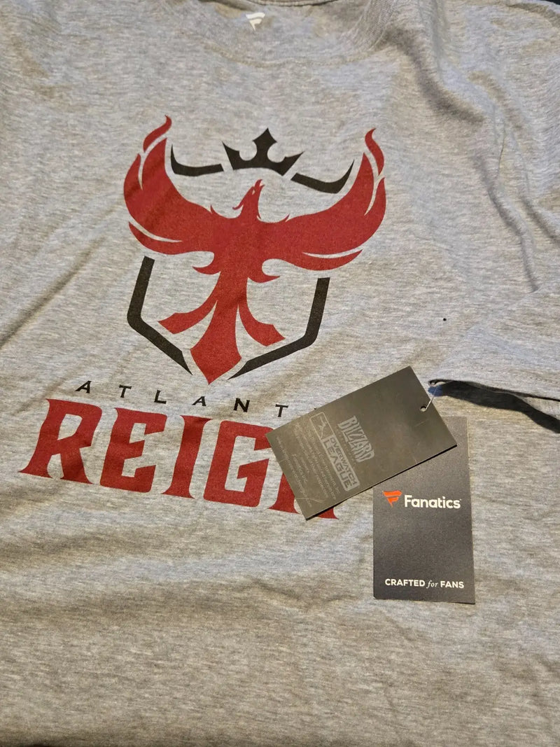 Atlanta Reign Overwatch League TShirt 3XL Gray Fanatics NWT Esports Blizzard OWL - Apparel