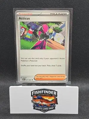 Atticus 077/091 SV: Paldean Fates Regular - Pokémon Card Single
