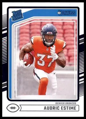 Audric Estime Rookie 2024 Donruss #335 Denver Broncos - Football Card Single