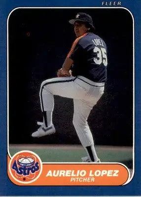 Aurelio Lopez - 1986 Fleer Update - #U-69 - Baseball - Baseball Card Single