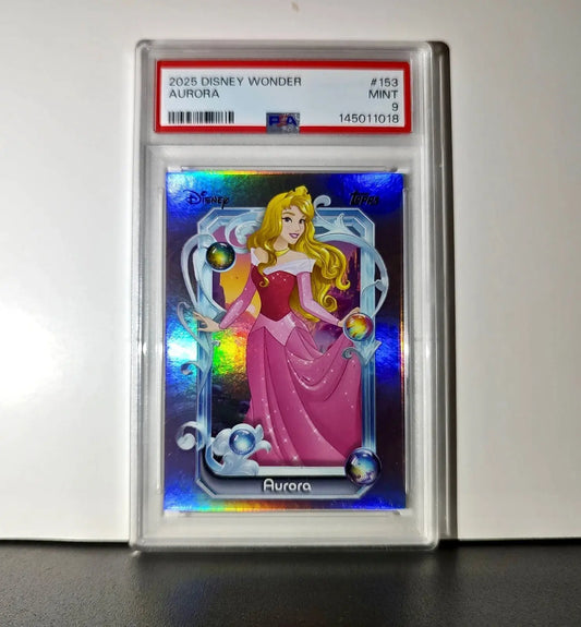 Aurora 2025 Topps Disney Cartoon Princess #153 Card Sleeping Beauty PSA 9 - Non-Sports Card Single