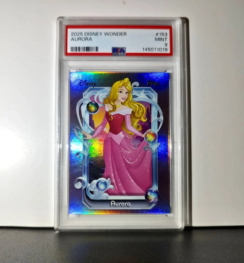 Aurora 2025 Topps Disney Cartoon Princess #153 Card Sleeping Beauty PSA 9 - Non-Sports Card Single