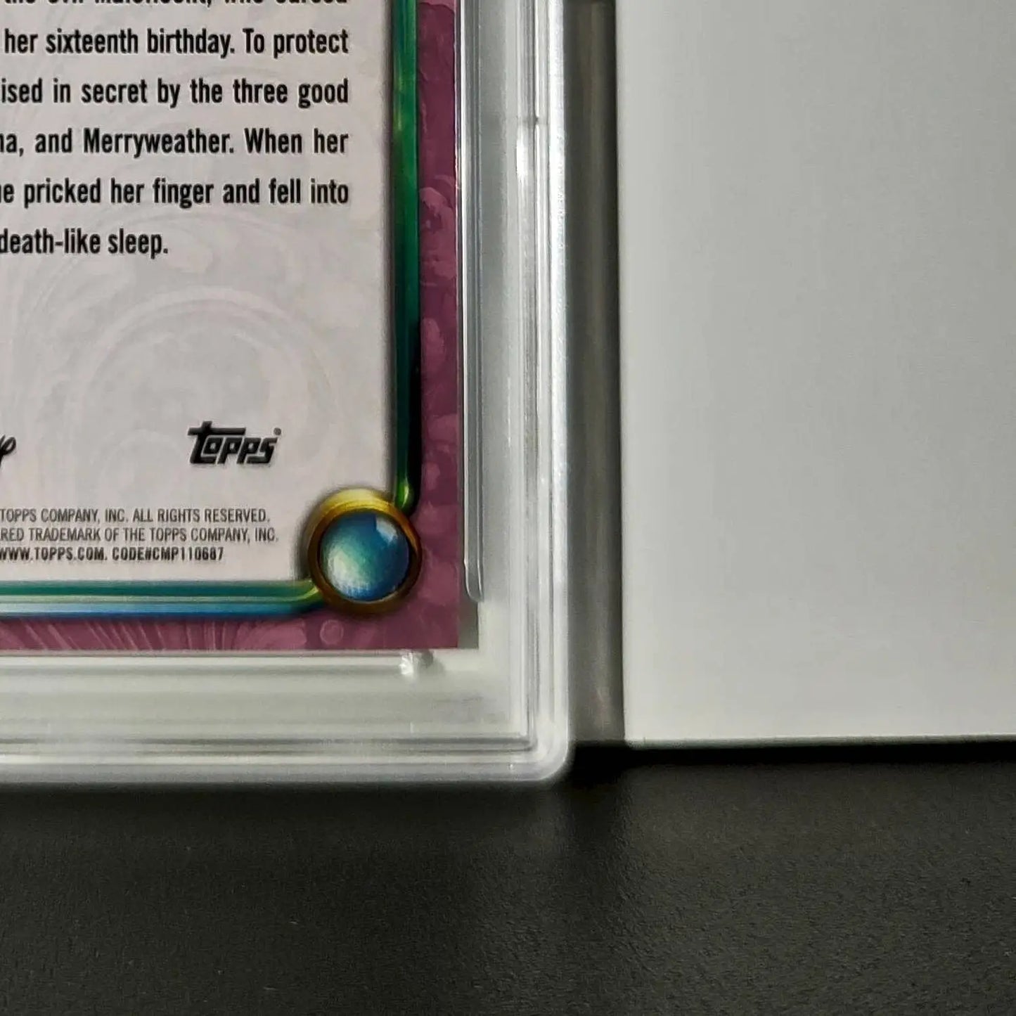 Aurora 2025 Topps Disney Cartoon Princess #153 Card Sleeping Beauty PSA 9 - Non-Sports Card Single