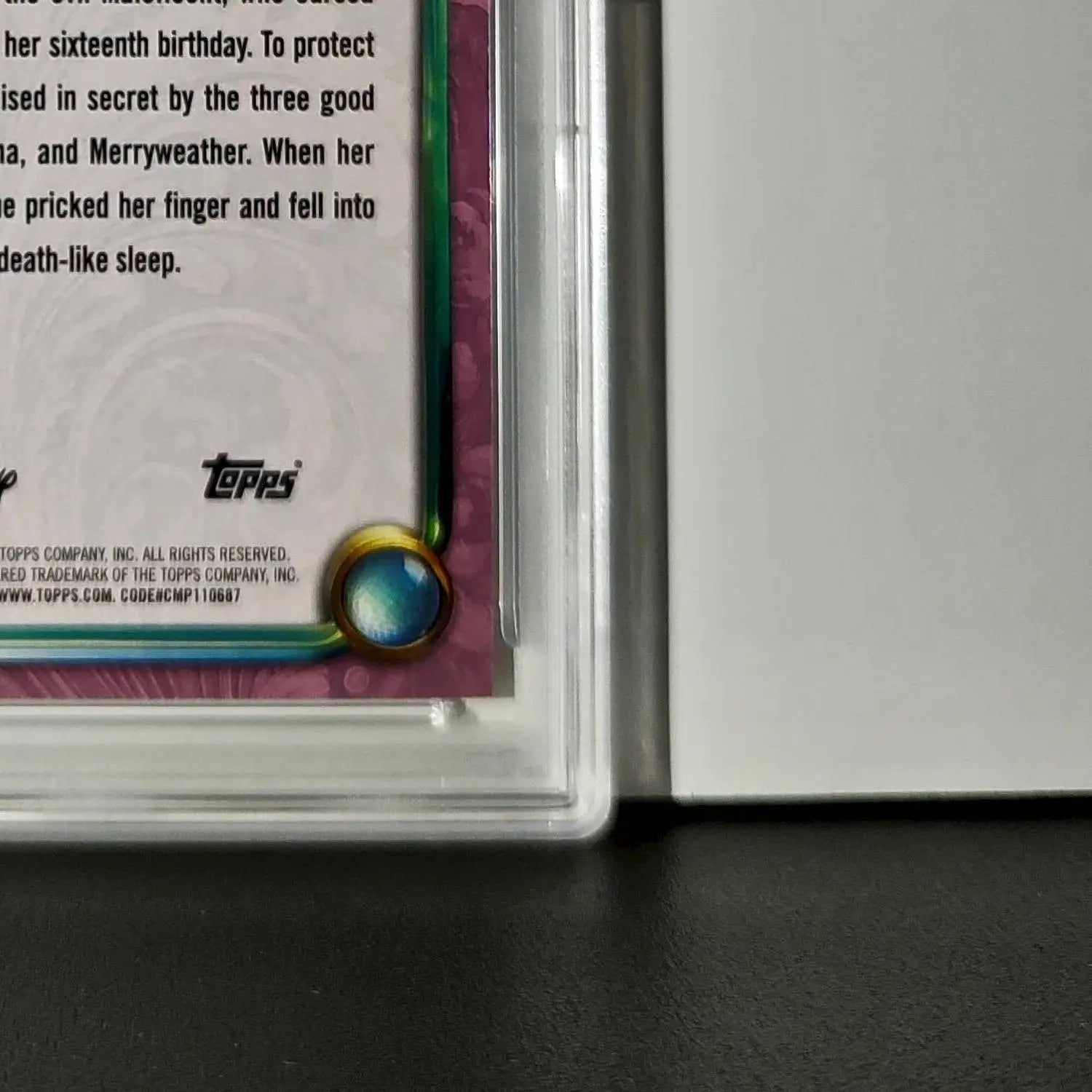 Aurora 2025 Topps Disney Cartoon Princess #153 Card Sleeping Beauty PSA 9 - Non-Sports Card Single