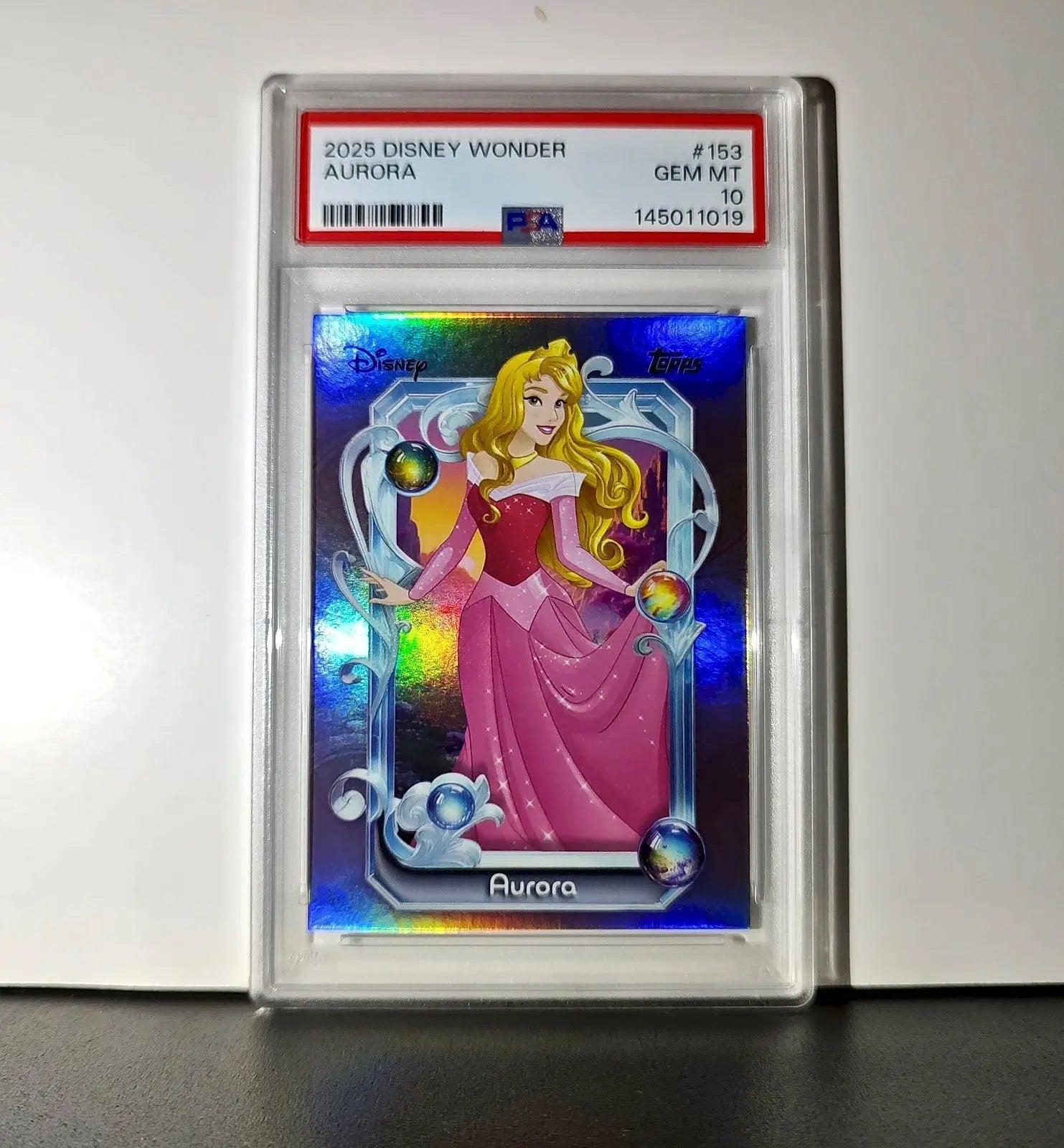 Aurora 2025 Topps Disney Cartoon Princess #153 Card Sleeping Beauty PSA 10 - Non-Sports Card Single