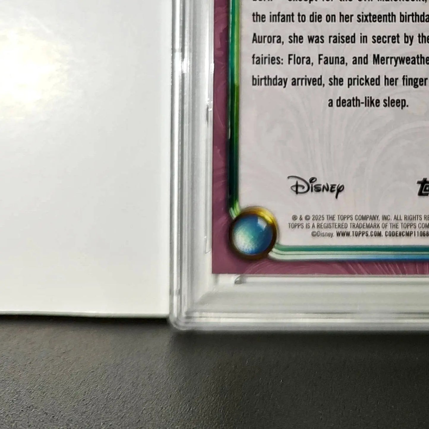 Aurora 2025 Topps Disney Cartoon Princess #153 Card Sleeping Beauty PSA 9 - Non-Sports Card Single