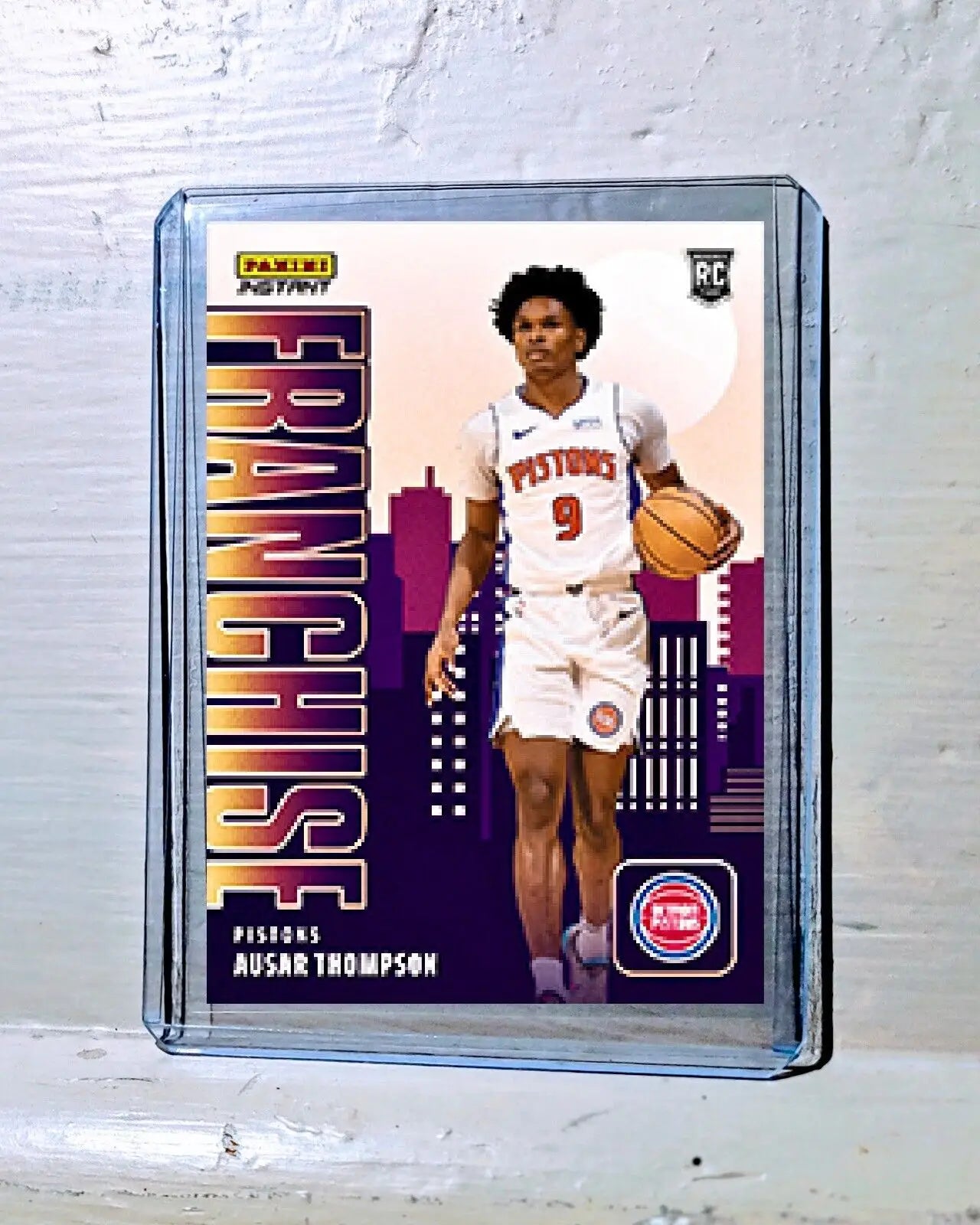 Ausar Thompson 2023-24 NBA #1 Franchise Basketball Card Detroit Pistons 1/485 - Basketball Card Single