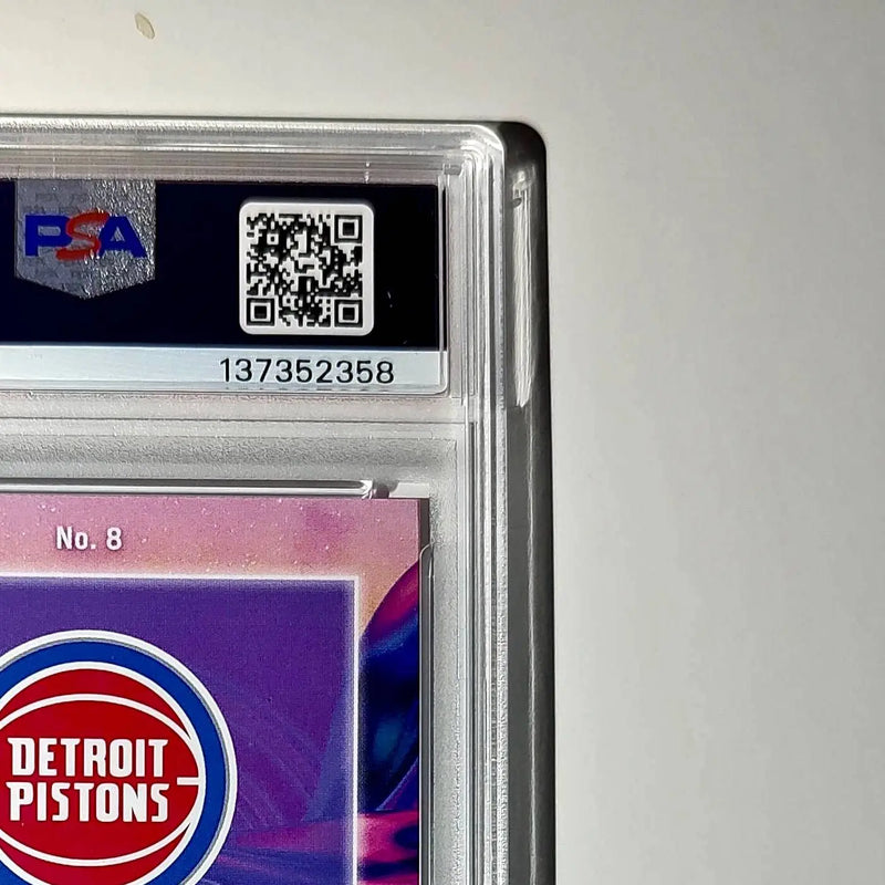 Ausar Thompson 2023 Panini Hoops Premium Anti Gravity #8 Disco Prizm PSA 10 Gem