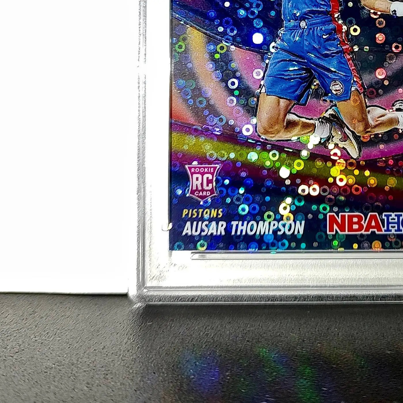 Ausar Thompson 2023 Panini Hoops Premium Anti Gravity #8 Disco Prizm PSA 10 Gem