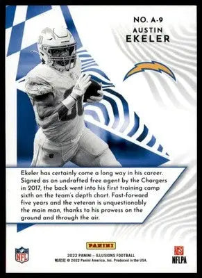 Austin Ekeler 2022 Panini Illusions Amazing #A-9 Los Angeles Chargers - Football Card Single