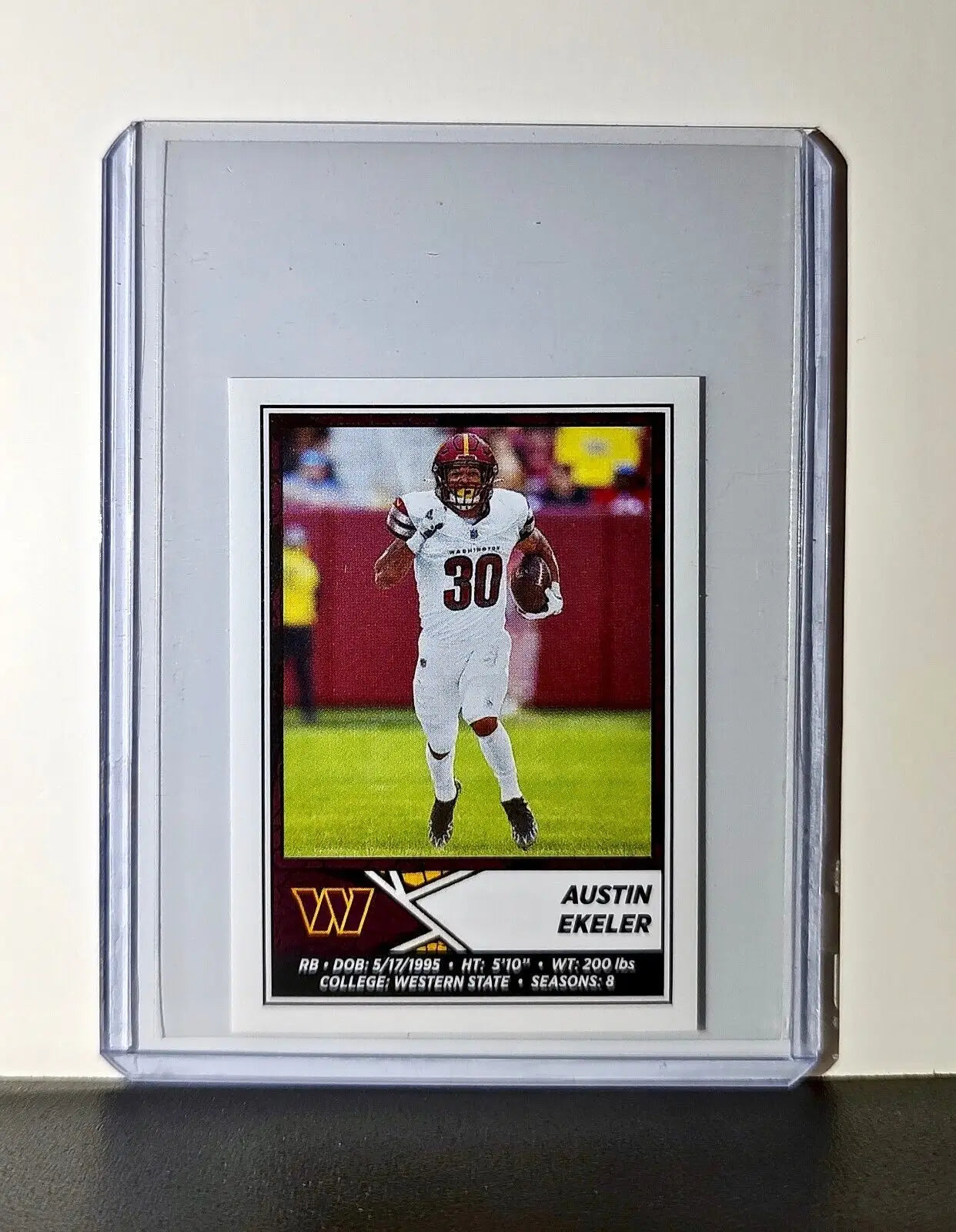 Austin Ekeler 2024 Panini NFL Sticker #348 Washington Commanders