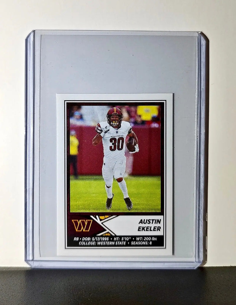 Austin Ekeler 2024 Panini NFL Sticker #348 Washington Commanders