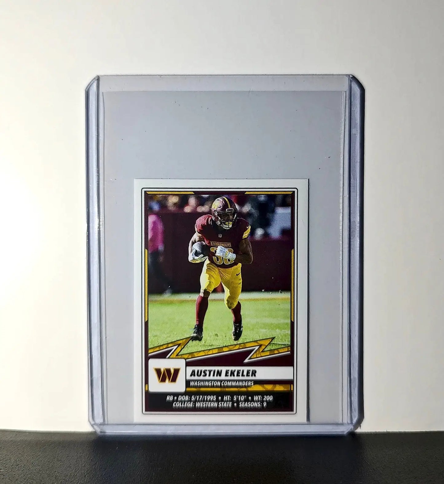 Austin Ekeler 2025 Panini NFL #346 Sticker Washington Commanders - Other