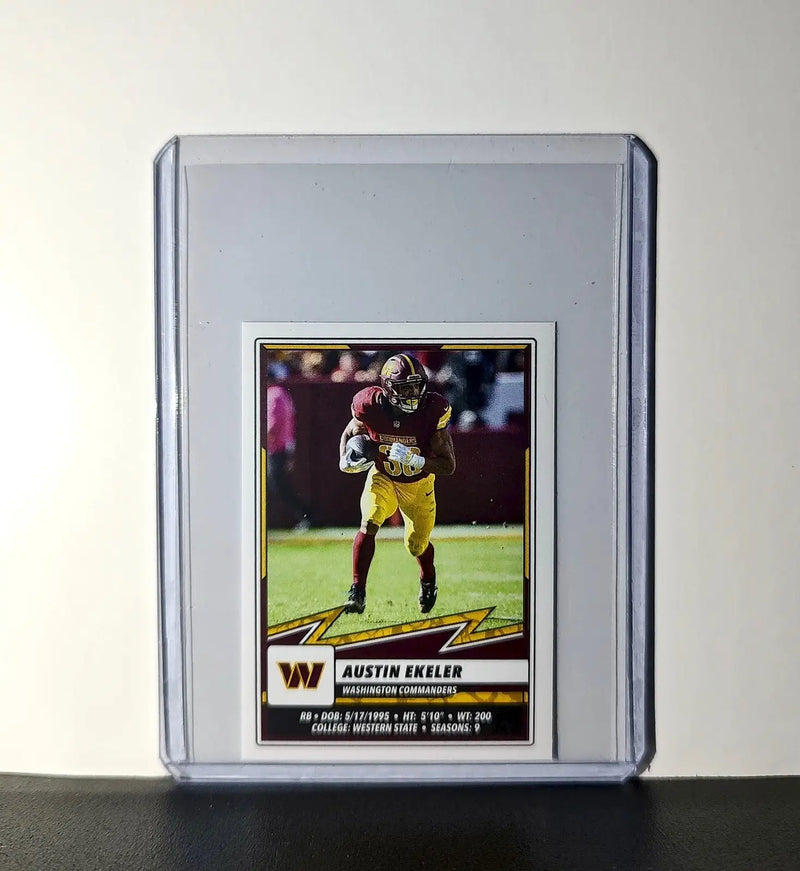 Austin Ekeler 2025 Panini NFL #346 Sticker Washington Commanders - Other