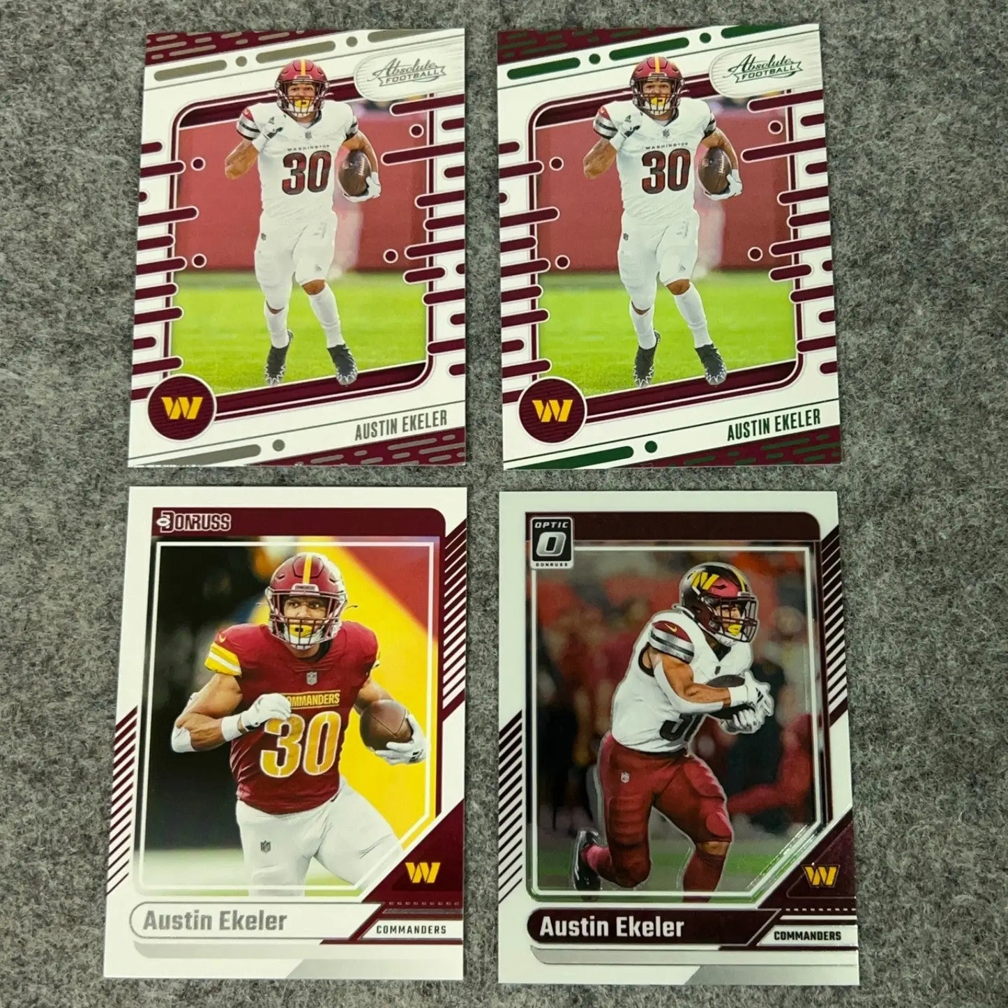 Austin Ekeler Washington Commanders 2024 Football Card Panini You Choose Pick - Football Card Single