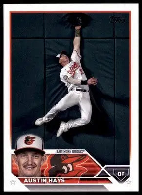 Austin Hays 2023 Topps #546 Baltimore Orioles - Baseball Card Single