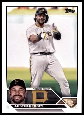 Austin Hedges 2023 Topps #385 Pittsburgh Pirates - Baseball Card Single