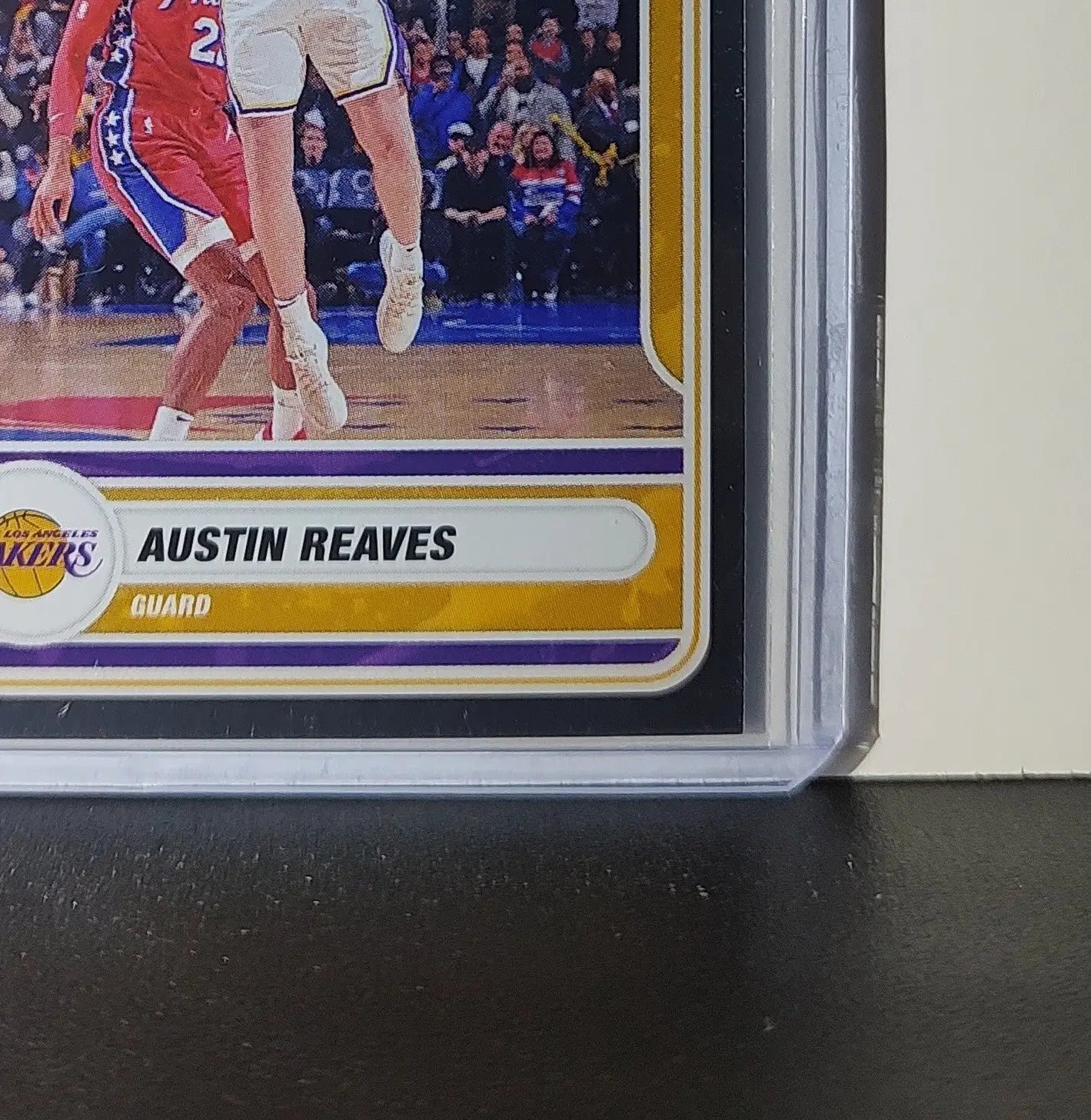 Austin Reaves 2023-24 Panini NBA Sticker Foil Card #34 Los Angeles Lakers - Basketball Card Single