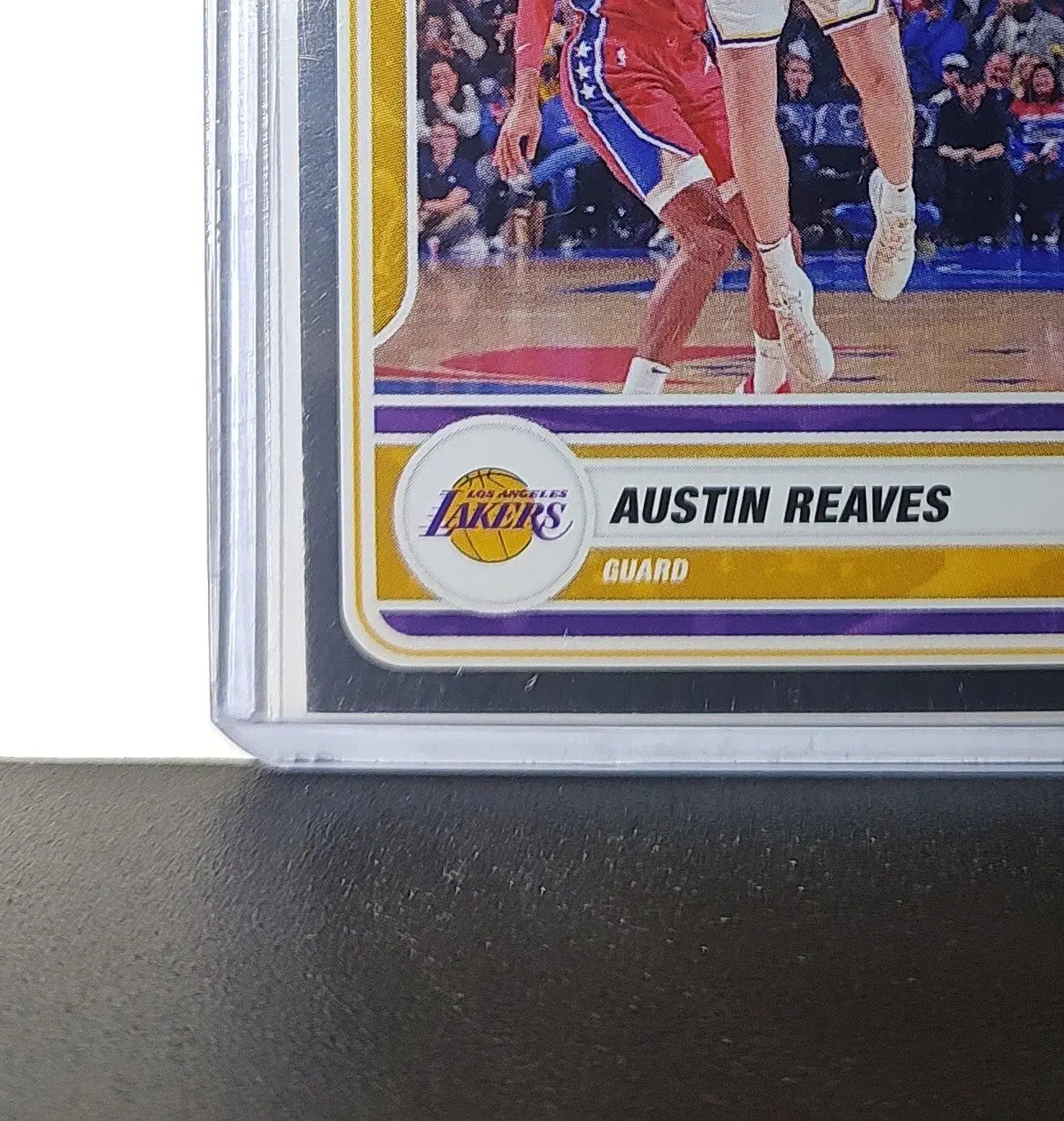 Austin Reaves 2023-24 Panini NBA Sticker Foil Card #34 Los Angeles Lakers - Basketball Card Single