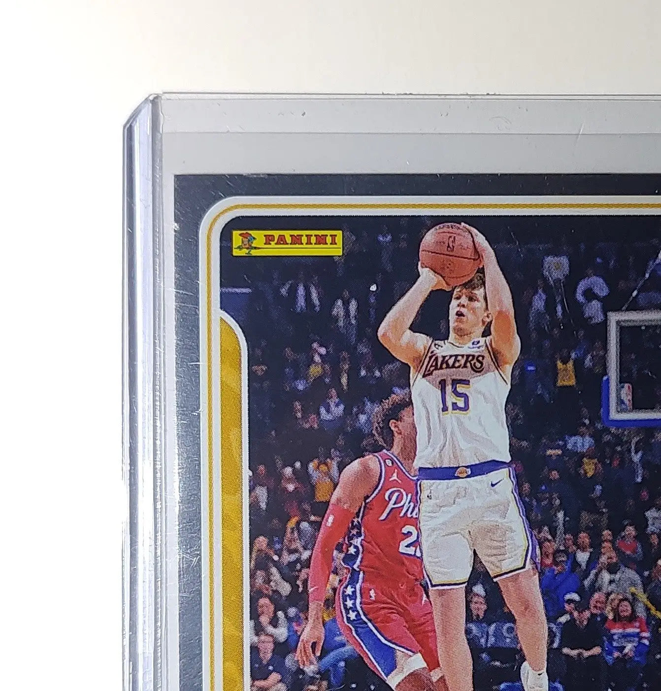 Austin Reaves 2023-24 Panini NBA Sticker Foil Card #34 Los Angeles Lakers - Basketball Card Single