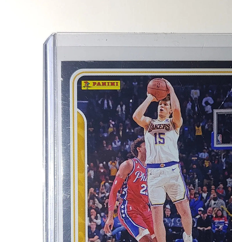 Austin Reaves 2023-24 Panini NBA Sticker Foil Card #34 Los Angeles Lakers - Basketball Card Single